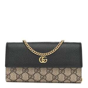 Gucci Dollar Calfskin Gg Supreme Petite #241354G12B
